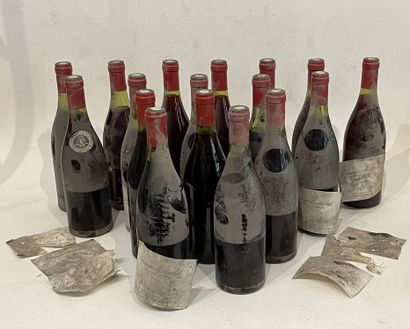 BOURGOGNE Seventeen (17) bottles - Chassagne Montrachet rouge, 1979 and 1981, Louis...