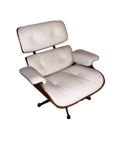 null Charles et Ray EAMES - Deux fauteuils "Lounge chair", dont un avec son ottoman
Edition...