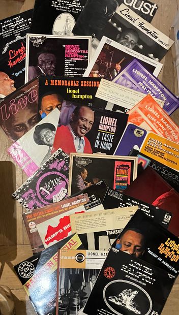 Jazz Percussionnistes Vingt-sept disques 33T - Lionel Hampton 
VG à EX; VG à EX