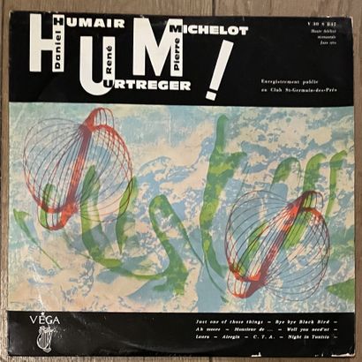 Jazz français Un disque 33T - Pierre Michelot (contrebassiste), Daniel Humair (batteur)...