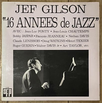 Jazz français Un disque 33T - Jef Gilson (pianiste) "16 années de jazz"
EX; EX