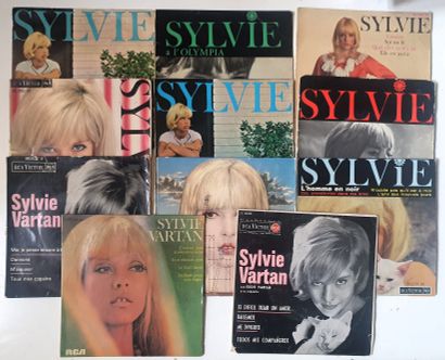 Chanson française Onze disques Ep/45T – Sylvie Vartan 
dont deux pressages espagnols...