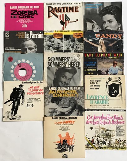 Bande originale de film Quatorze disques Ep/45T – Bandes originales de films divers...