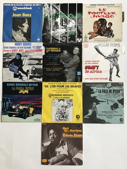 Bande originale de film Dix disques Ep/45T – Bandes originales de films divers 
"Scoop"...