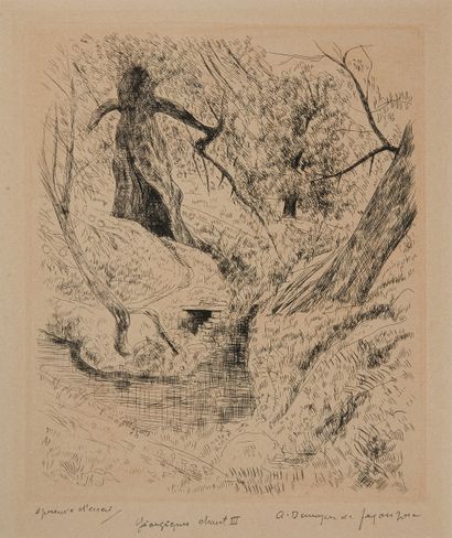 null André DUNOYER DE SEGONZAC (1884 - 1974)
Illustrations pour les "Géorgiques"...