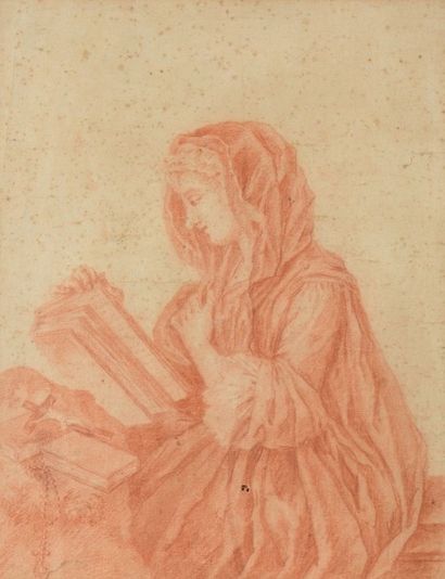 null Ecole Française du XVIIIe siècle

"Portrait de Mme Helyot" 

Sanguine et estompe

29...