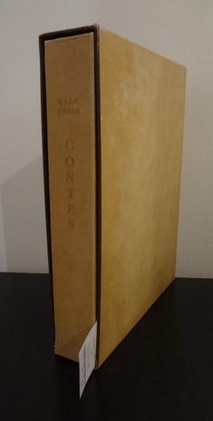 Mark TWAIN "Contes" illustrations de Jean Trubert, éditions du pavois 1946. Exemplaire...