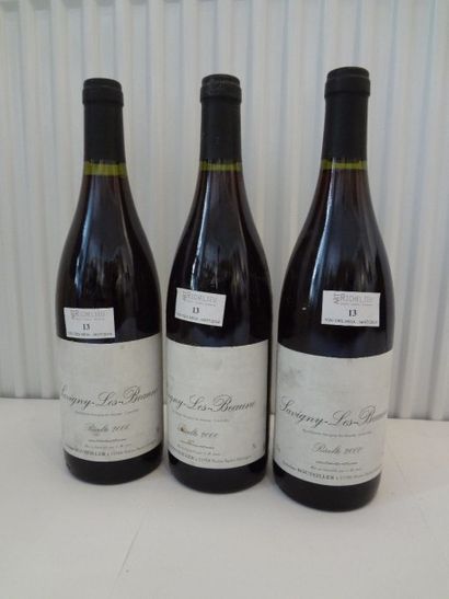 3 bouteilles de Savigny-les-Beaune, 2000,...
