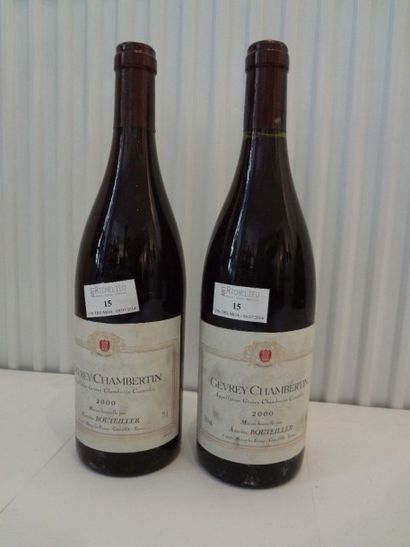 2 bouteilles de Gevray-Chambertin, 2000,...