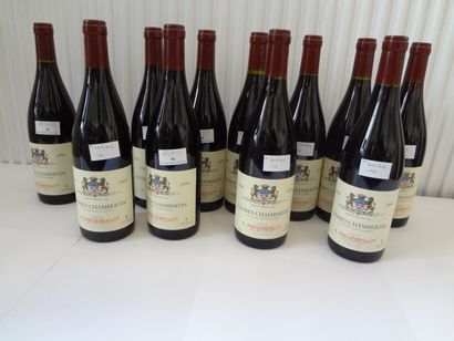 null 12 bouteilles de Gevrey-Chambertain, 2004, Fougères et Cie