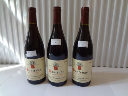 3 bouteilles de Santenay, 2000, Veuve Aubert...