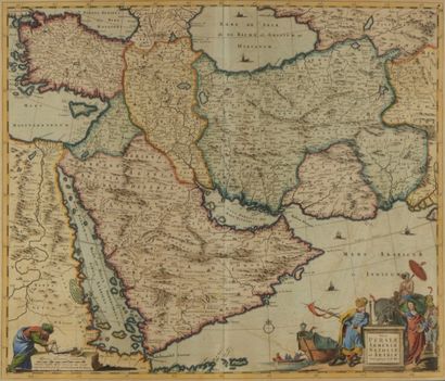 null Carte géographique du Moyen-Orient

Aquarellée en couleurs postérieurement

Perse....