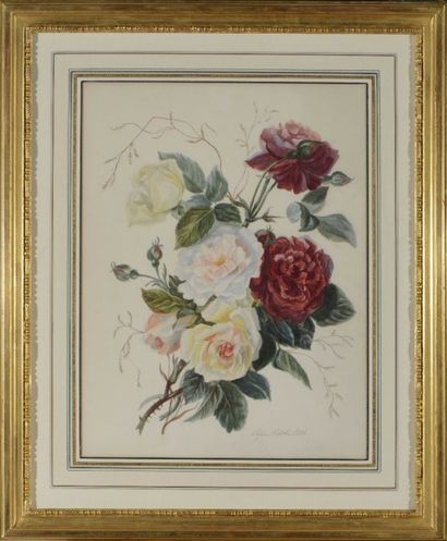 null Ecole française de la fin du XIXe siècle

"Fleurs"

Suite de dix aquarelles,...