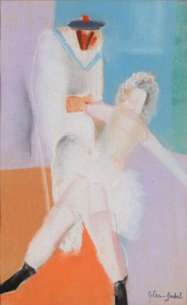 null Geza SZOBEL (1905-1963)

"Le marin et la danseuse" 

Pastel, signé en bas à...