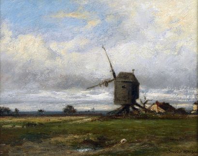 °DUPRE Jules (1811-1889) DUPRE Jules (1811-1889)

"Le moulin"

Huile sur toile, signée...