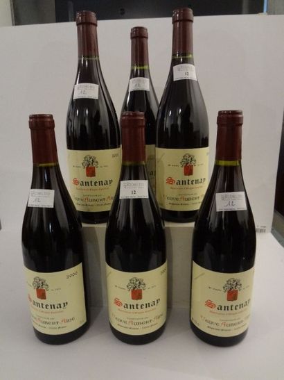 null 6 bouteilles, Santenay, 2000, Veuve Aubert Ainé
