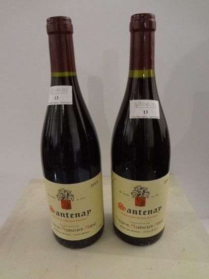 null 2 bouteilles, Santenay, 2001, Veuve Aubert Ainé