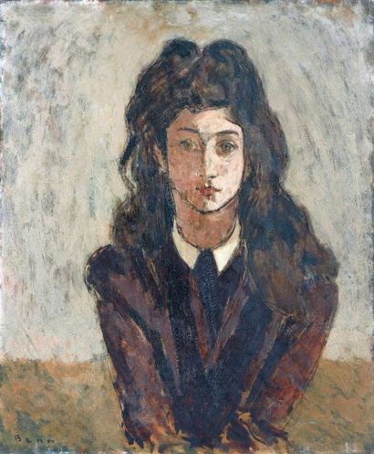 null BENN (1905-1989)

"Portrait de femme"

huile sur toile signée en bas à gauche,...