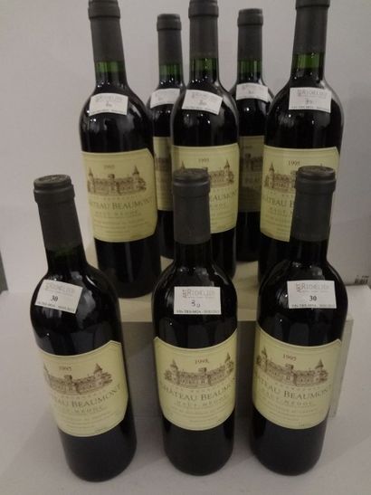 null 8 bouteilles, Château Beaumont, 1995, CBS Médoc