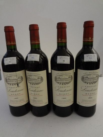 null 4 bouteilles, Château Loudenne, 1999, CBS Médoc