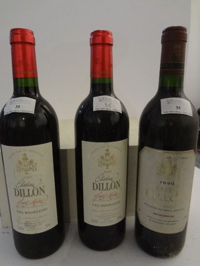 null 1 bouteille, Château Dillon, 1990, CB Haut-Médoc

2 bouteilles, Château Dillon,...
