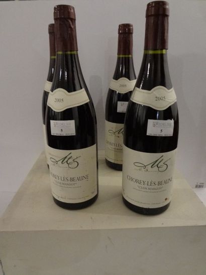 null 4 bouteilles, Chorey lès Beaune, Clos Margot, 2005, Bernard Gras