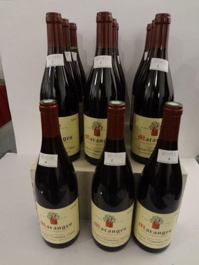 null 12 bouteilles, Maranges, 2000, Veuve Aubert Ainé