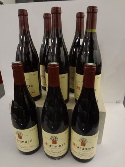 null 8 bouteilles, Maranges, 2000, Veuve Aubert Ainé