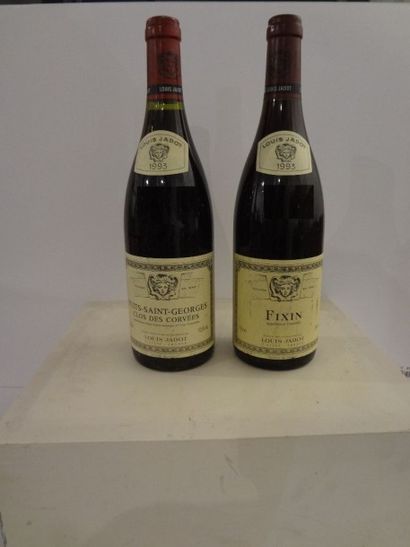 null Lot de deux bouteilles:

- 1 bouteille, Fixin, 1993, Jadot

- 1 bouteille, Nuit-Saint-Georges...