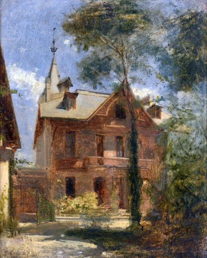 CALS Adolphe Félix (1810-1880) "La villa dans le parc"

Huile sur toile, signée en...