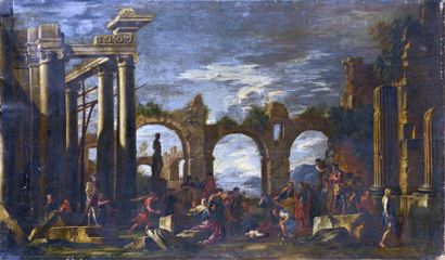 null GHISOLFI Giovanni (Milan 1623 – id. ; 1683)

Ruines antiques avec les apôtres...
