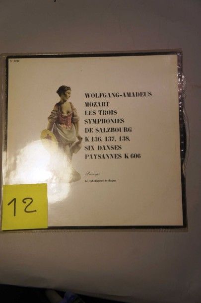 null Lot de 28 disques vinyl
Musique classique dont Mozart

