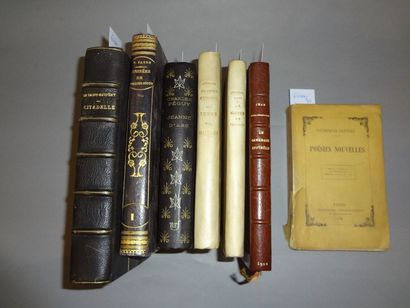 null Lot de sept livres: Antoine de Saint Exupéry "Terre des hommes" et "Citadelle",...