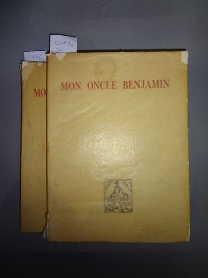  Claude TILLIER "Mon oncle Benjamin", Dorbon ainé, Paris, sd., ill. Pierre Paschal,...