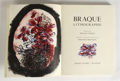[BRAQUE]. MOURLOT (Fernand). Braque lithographe....
