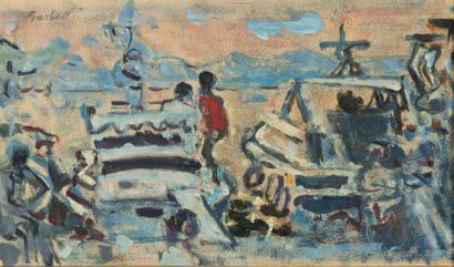 null Alexandre Sascha GARBELL (1903-1970) 

"Saint Tropez - Le Port"

Huile sur toile,...