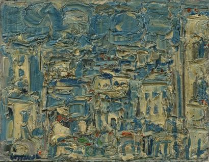 null André COTTAVOZ (1922-2012)

"Paris"

Huile sur toile, signée en bas à gauche,...