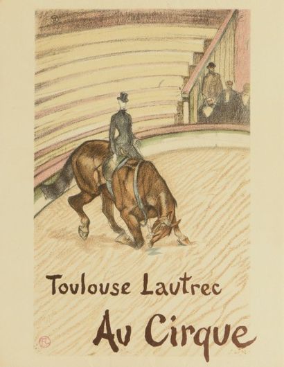TOULOUSE-LAUTREC (Henri de). Au cirque. Trente-neuf...