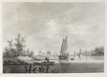 null WICART Nicolaas (Utrecht 1748-1815)

"Rivière longeant un village avec barque...