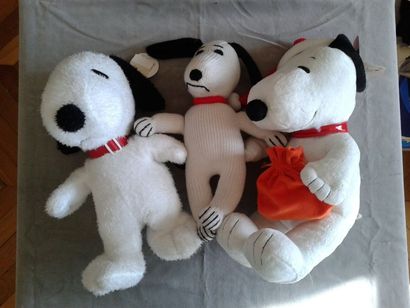 null SNOOPY - Lot de 2 peluches