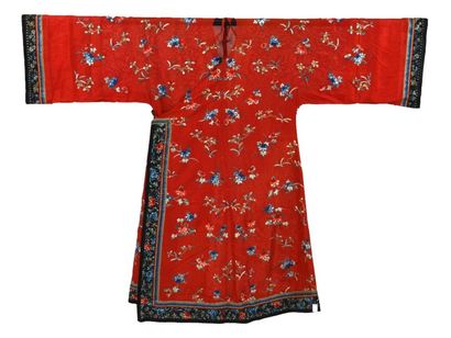 null Manteau informel de femme Han, Chine, dynastie Qing, vers 1900, gaze cannetillée...
