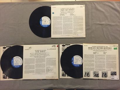 null LOT de 3 disques 33 T sur le label BLUE NOTE - Originaux USA : 33T Horace Silver...