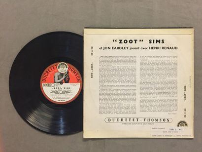  1 disque 33 T de Jazz : 33T Zoot Sims et Eardley Jones jouent avec Henri Renaud...