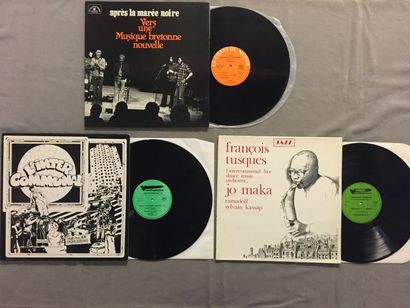  LOT de 6 disques 33 T de Jazz de François Tusques : 33T François Trusques - Le Piano...