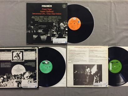  LOT de 6 disques 33 T de Jazz de François Tusques : 33T François Trusques - Le Piano...