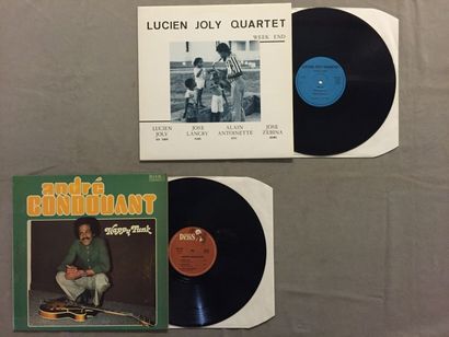 null LOT de 8 disques 33 T de Jazz - Musiciens Antillais : 33T Lucien Joly Quartet...
