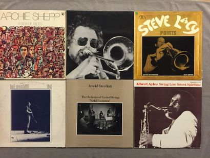  LOT de 15 disques 33 T de Free Jazz divers : 33T Albert Ayler - Swing Low Sweet...