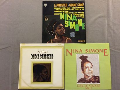 null LOT de 9 disques 33 T de Nina Simone : 33T Nina Simone - Ne me quitte pas VOGUE...