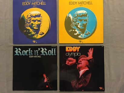 null LOT de 7 disques 33 T d'Eddy Mitchell : 33 T 7 colts pour Schmoll BARCLAY (...