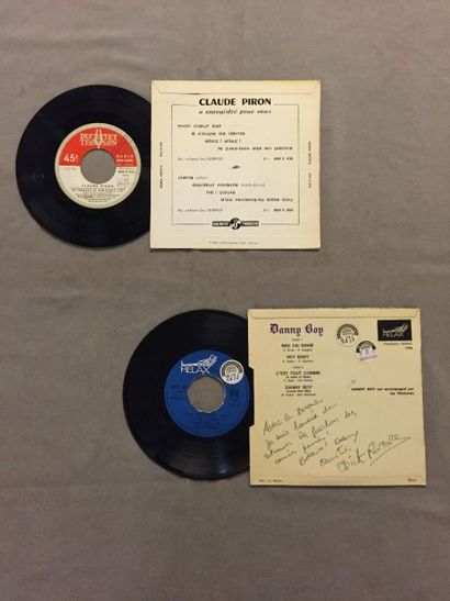 null LOT de 2 disques EP Claude Piron (alias Danny Boy) et Danny Boy : EP Claude...